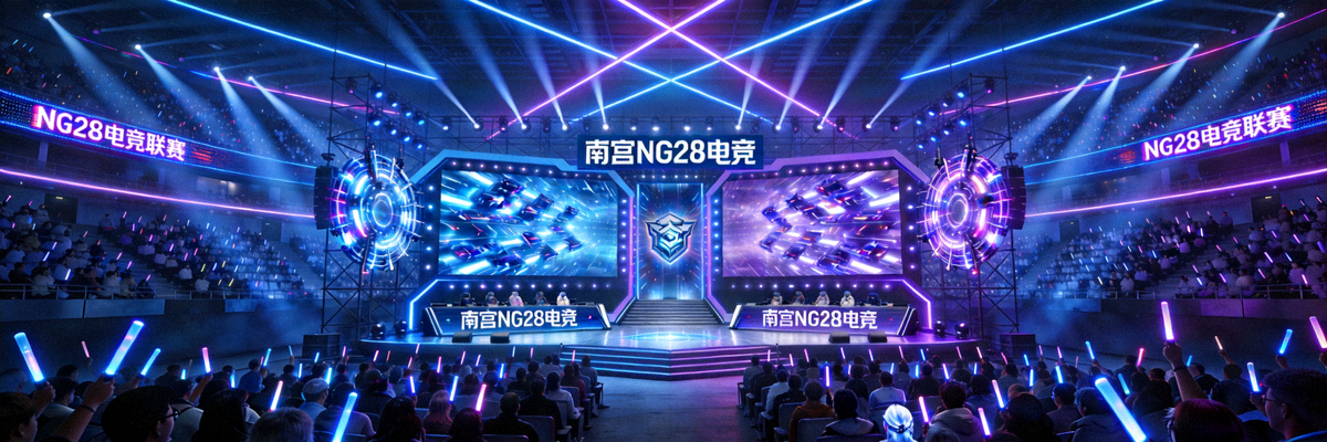 南宫NG28电竞舞台全景展示，充满科技感的灯光与观众席