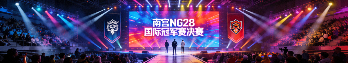 南宫NG28国际冠军赛决赛现场，巨大的舞台与绚丽的灯光效果